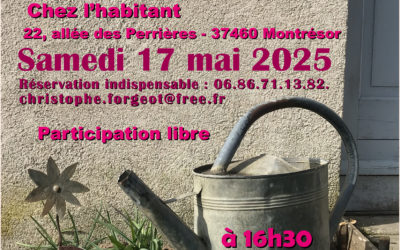 Lecture Du levant au couchant « Voyage poétique de l’Extrême-orient à l’Ouest américain sur la musique des mots » chez l’habitant à Montrésor (37) le samedi 17 mai 2025 à 16h30