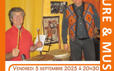 Le 5 septembre 2025 – Lecture & musique improvisée à Descartes: L’Homme traversé